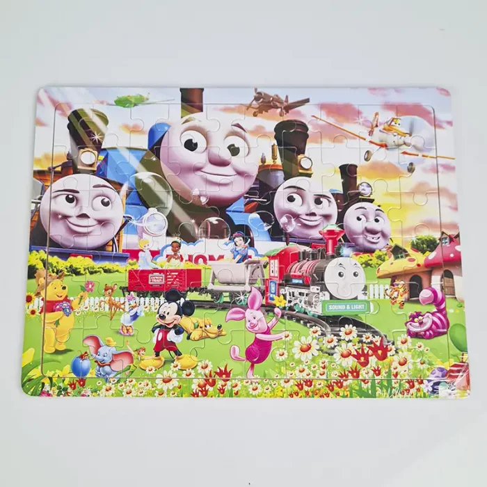 پازل چوبی کودک مدل قطار کد 6249151