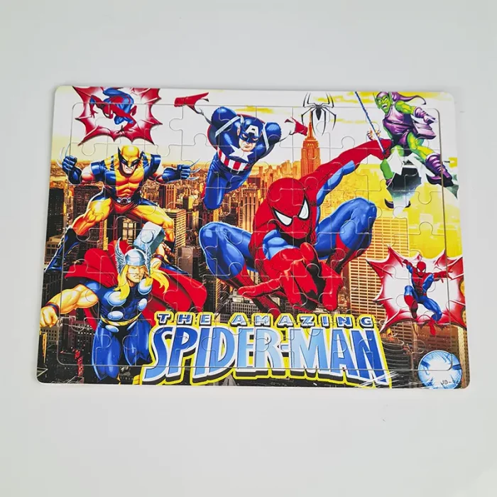 پازل چوبی کودک مدل اسپایدرمن کد 6249128