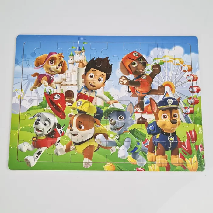 پازل چوبی کودک مدل رایدر و سگهای نگهبان کد 6248942