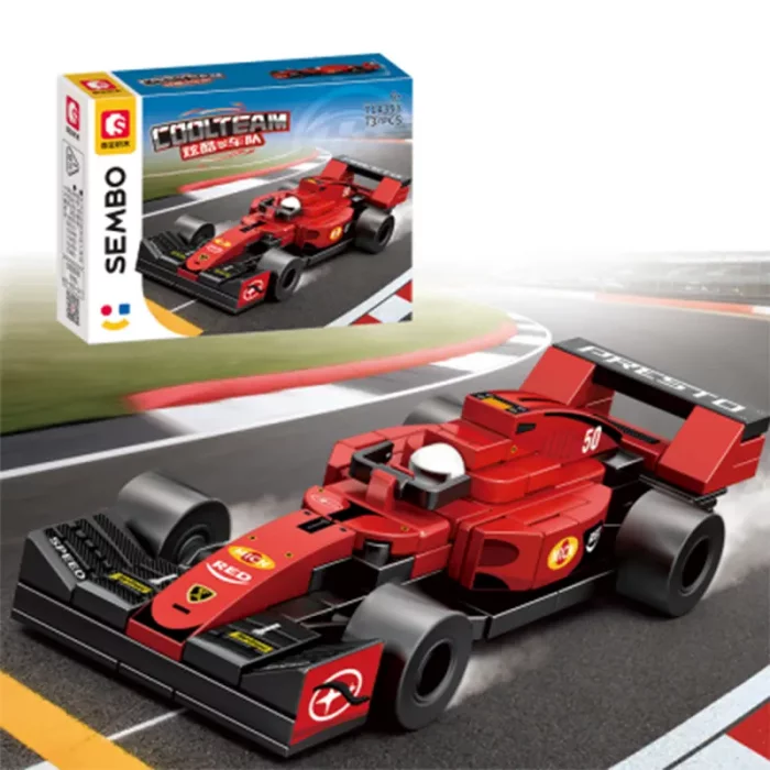 لگو ماشین مسابقه فرمول یک قرمز 73 تکه کد 714353