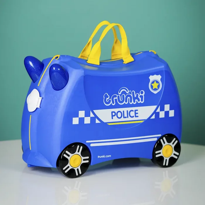 چمدان ترانکی طرح ماشین پلیس مدل 00323