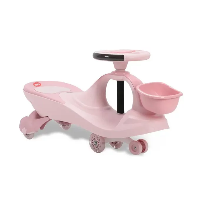 کویر کار موزیکال سبد دار رنگ صورتی پاستلی کد P/QT8061/SU