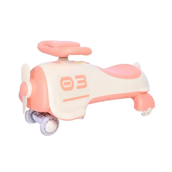 کویر کار موزیکال طرح هواپیما رنگ هلویی کد P/QT8081/HO