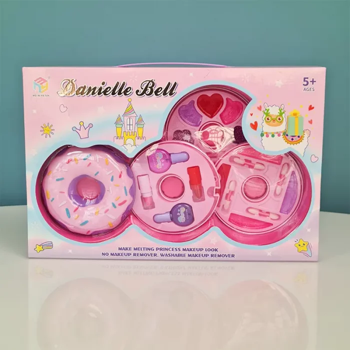 پک لوازم آرایشی بچه گانه دونات مدل 10023