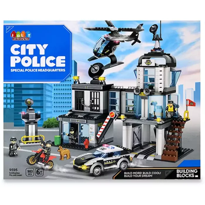اسباب بازی لگو مدل ایستگاه پلیس 903 تکه SPECIAL POLICE STATION کد 9595