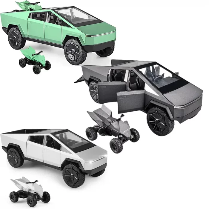 ماکت ماشین تسلا سایبر تراک با موتور کد 2424