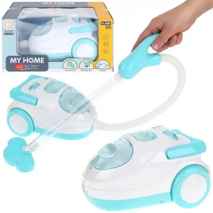 جارو برقی اسباب بازی سفید سبز کد 3213B