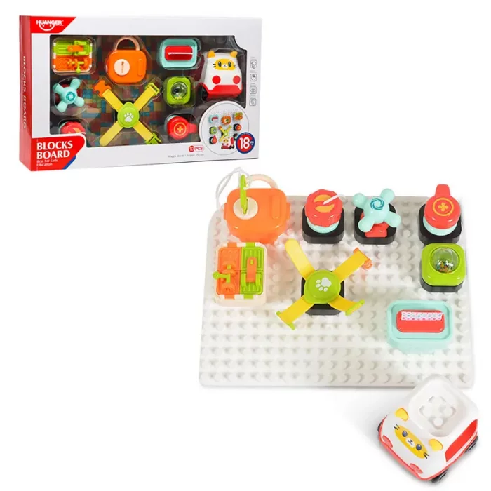 بیزی برد لگویی 10 تکه هانگر Huanger کد HE8082