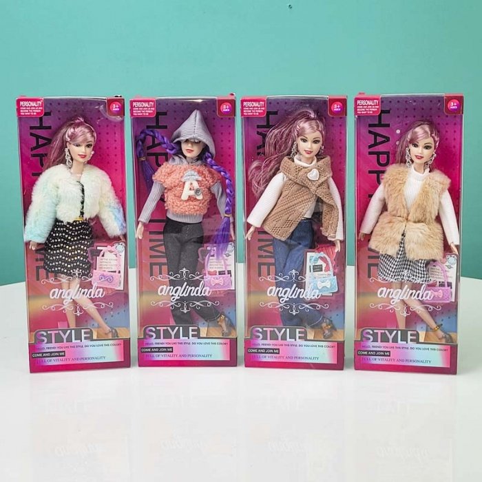 عروسک باربی با لوازم کد 2961