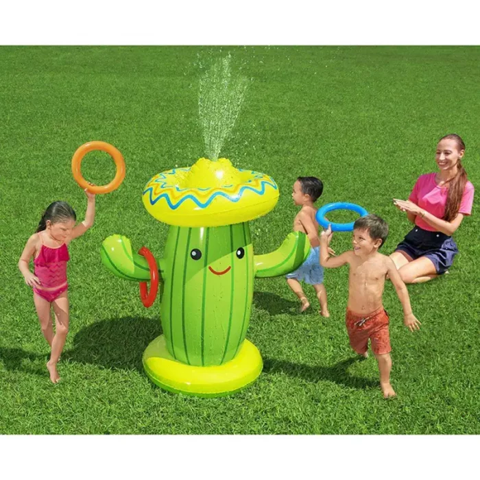 اسباب بازی حلقه پرتاب بادی طرح کاکتوس آب پاش کد 6433986