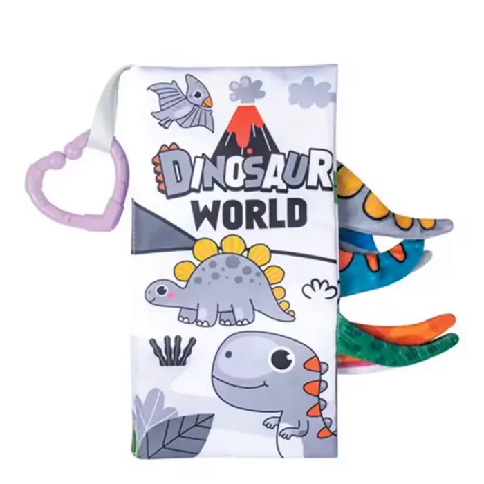 کتاب پارچه ای سیاه و سفید آموزشی طرح دایناسور کد 66538A1