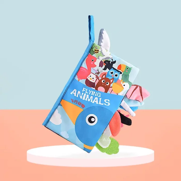 کتاب پارچه ای آموزش دم پرندگان جغجغه ای کد 6434738