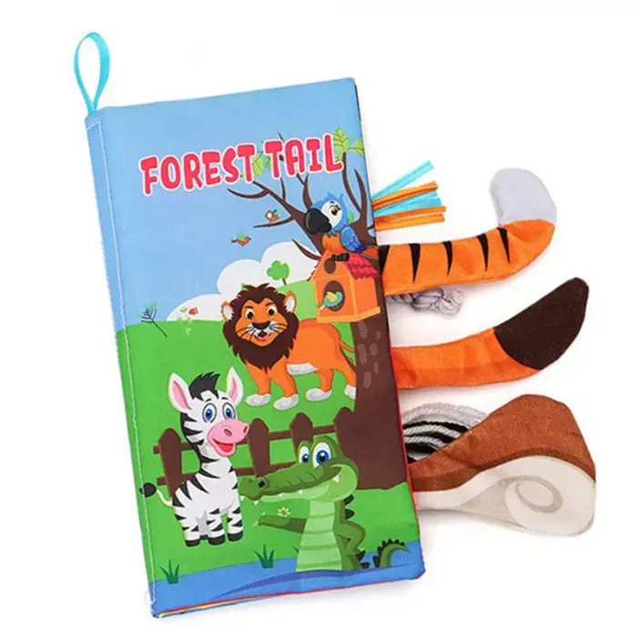 کتاب پارچه ای آموزش دم حیوانات جنگل کد 66530A1