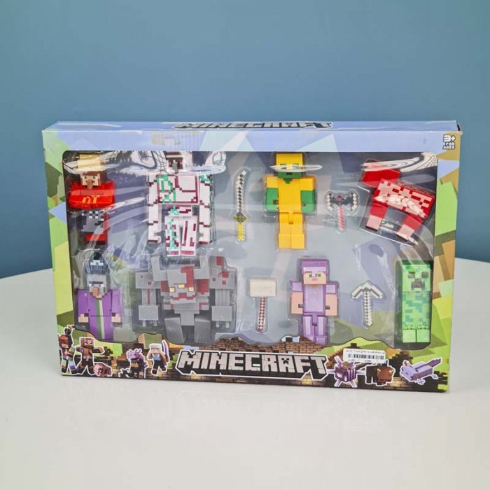 مینی فیگور 8 عددی ماینکرفت MINECRAFT کد P/19744/A