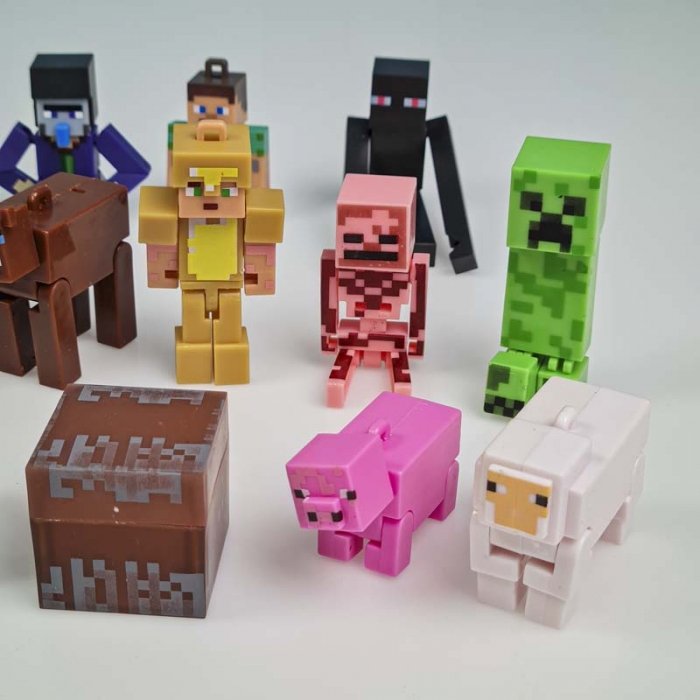 اکشن فیگور 8 عددی ماینکرفت MINECRAFT کد P/19744/B