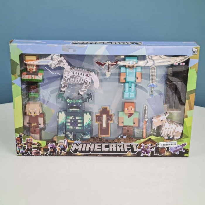 مینی فیگور 8 عددی ماینکرفت MINECRAFT کد P/19744/B