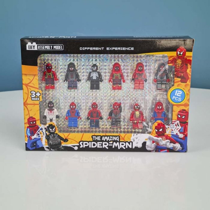 مینی فیگور لگو 12 عددی طرح اسپایدرمن کد 22643