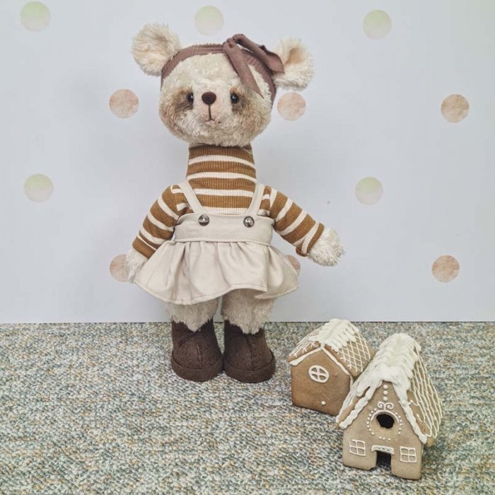 عروسک دست ساز مدل خانم خرس کد 6440021