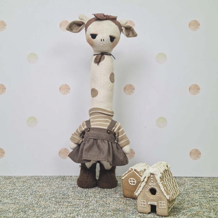 عروسک دست ساز مدل خانم زرافه کد 6440017