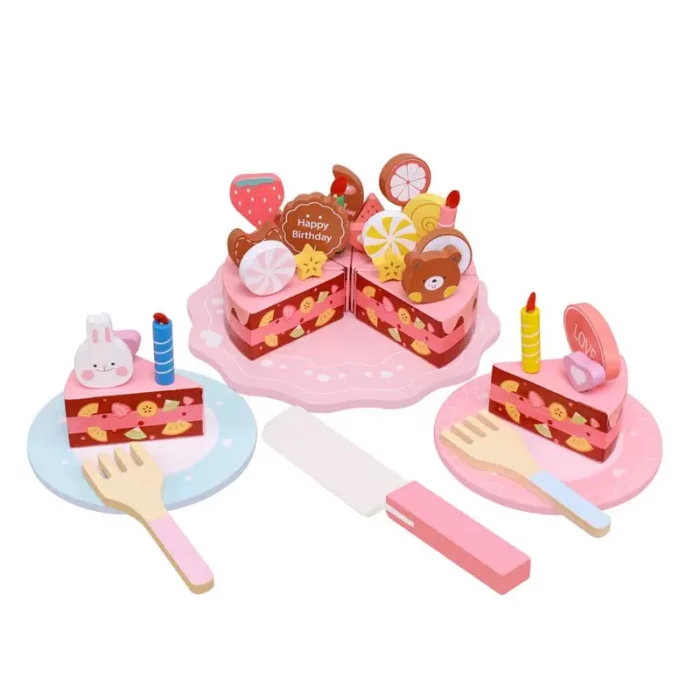 اسباب بازی کیک تولد چوبی کد 210102