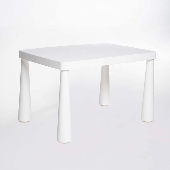 میز کودک طرح ایکیا مدل ماموت MAMMUT رنگ سفید کد 113704