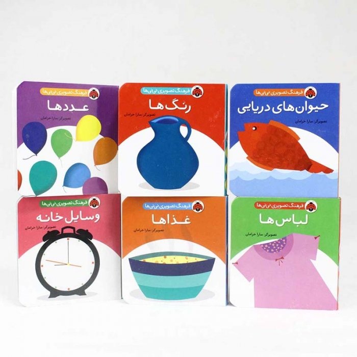 مجموعه 6 جلدی کتاب کودک فرهنگ تصویری نی نی ها رنگ نارنجی کد 3534220