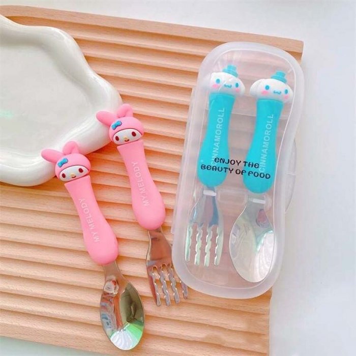 قاشق و چنگال فانتزی کودک طرح کرومی کد 089108