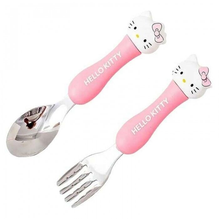 قاشق و چنگال فانتزی کودک طرح کرومی کد 089108