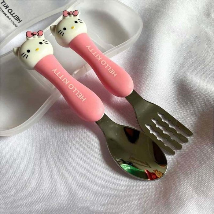 قاشق و چنگال فانتزی کودک طرح کرومی کد 089108