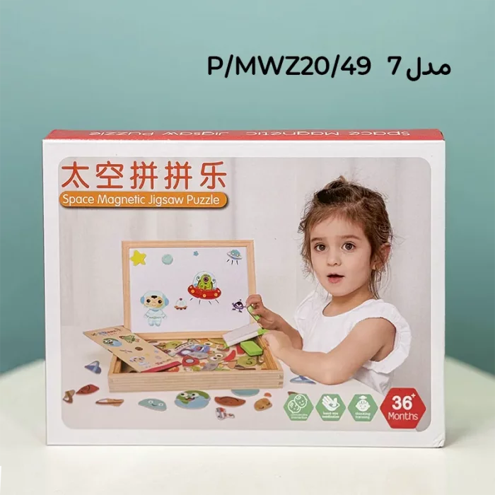 تخته سیاه و وایت برد دو طرفه مگنتی کد MWZ20