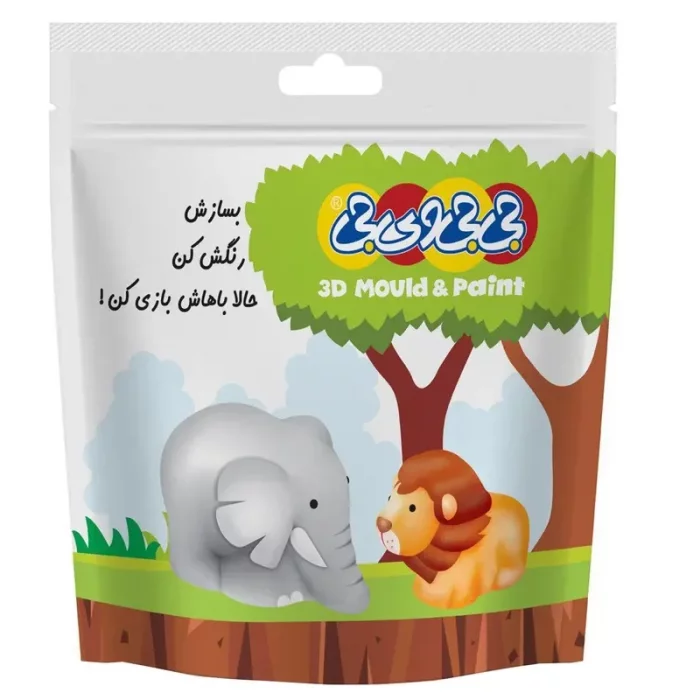 کیت قالب گیری و رنگ آمیزی 3 بعدی مدل حیوانات جنگل کد 048918
