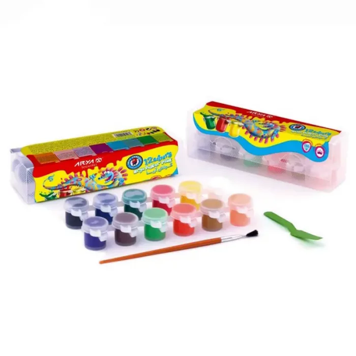 گواش پیوسته 12 رنگ آریا کد 4015