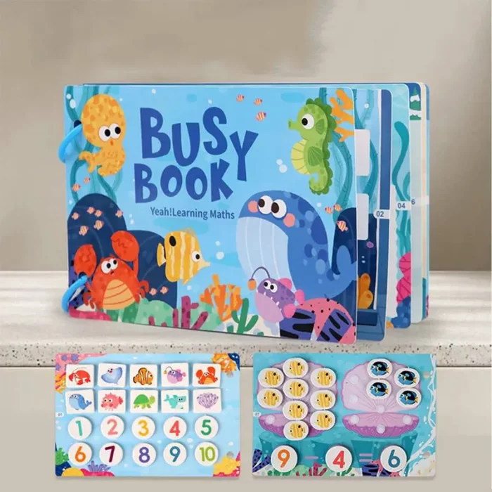 کتاب مونته سوری پازلی busy book مدل دریا کد 6508634