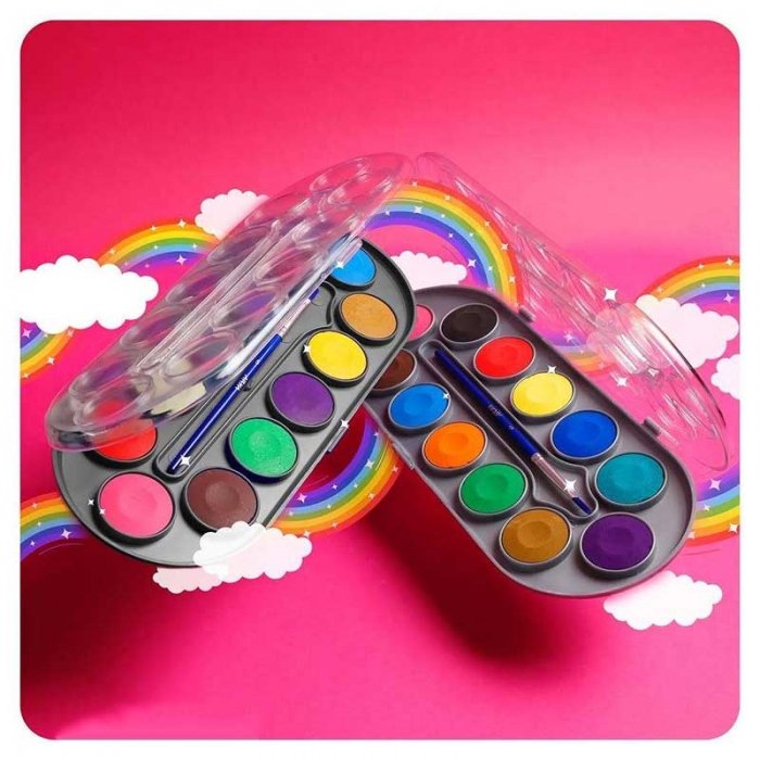 آبرنگ 12 رنگ آریا کد 5005