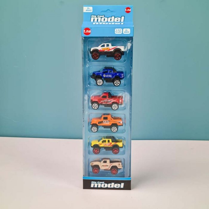 ماشین مسابقه فلزی 6 عددی کد TN1073