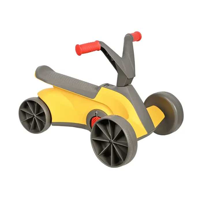 سه چرخه کودک رنگ زرد طوسی پررنگ کد P/7276/D
