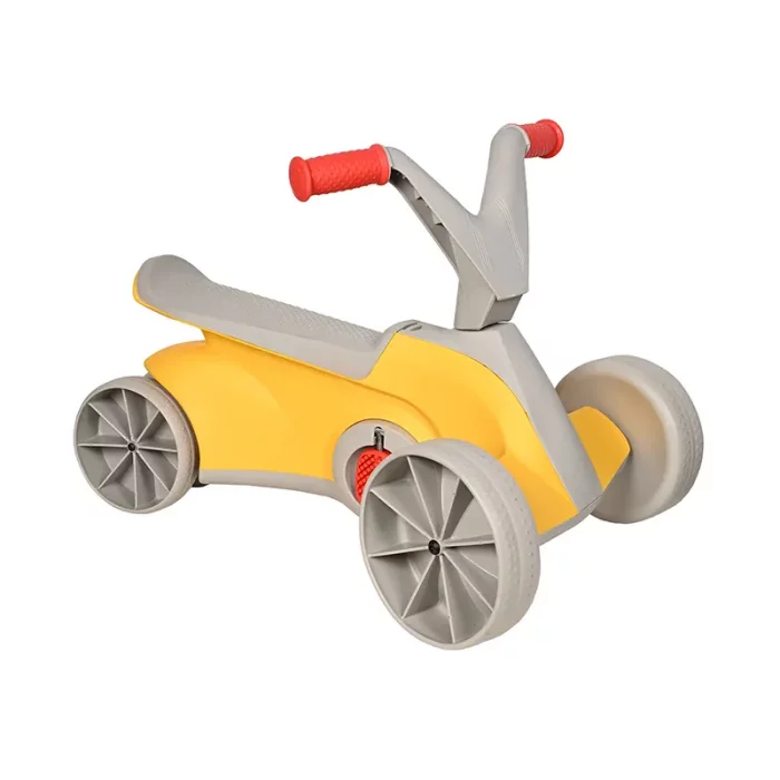 سه چرخه کودک رنگ زرد طوسی کمرنگ کد P/7276/E