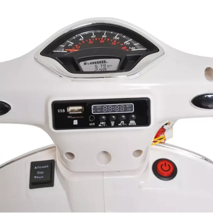 موتور شارژی وسپا رنگ سفید کد P/5640/SE