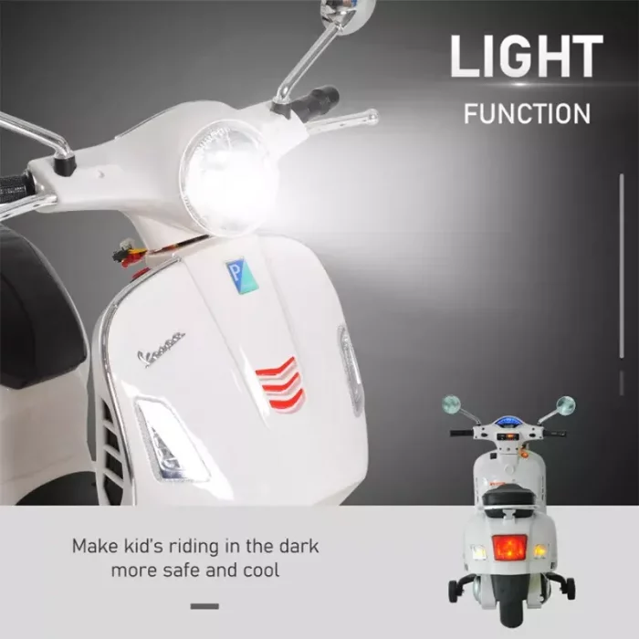 موتور شارژی وسپا رنگ سفید کد P/5640/SE
