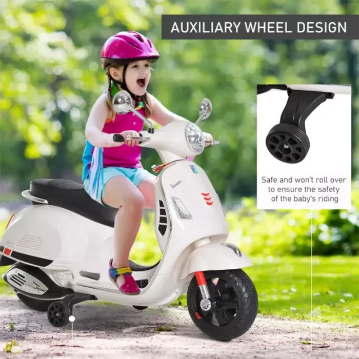 موتور شارژی وسپا رنگ سفید کد P/5640/SE