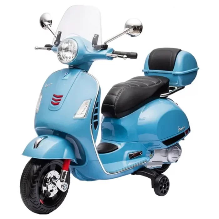 موتور شارژی وسپا صندوق دار رنگ آبی کد 6532309