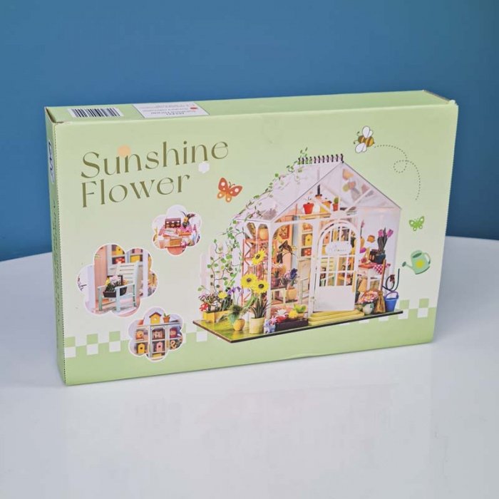 کیت خانه سازی چوبی مدل گلفروشی SUNSHINE FLOWER کد M2421