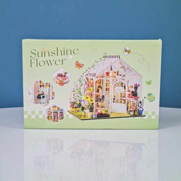 کیت خانه سازی چوبی مدل گلفروشی SUNSHINE FLOWER کد M2421