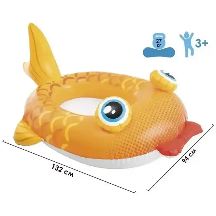 قایق بادی کودک اینتکس intex  طرح ماهی کد P/59380/D