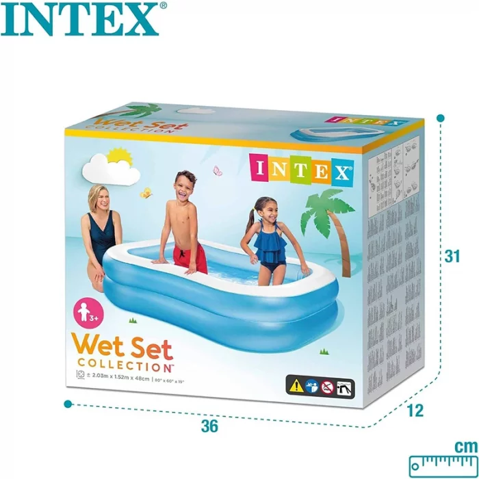 استخر بادی ماندارین اینتکس intex رنگ آبی کد 57180