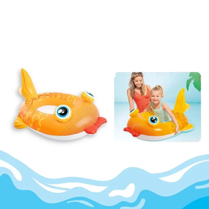 قایق بادی کودک اینتکس intex  طرح ماهی کد P/59380/D