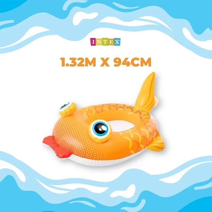 قایق بادی کودک اینتکس intex  طرح ماهی کد P/59380/D