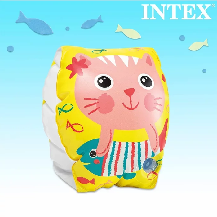 بازو بند بادی کودک اینتکس Intex مدل گربه کد 56665