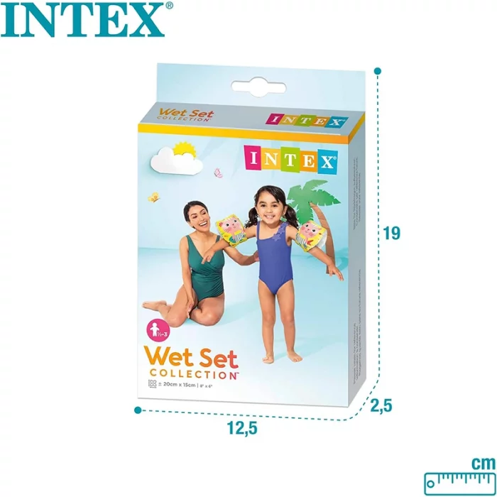 بازو بند بادی کودک اینتکس Intex مدل گربه کد 56665