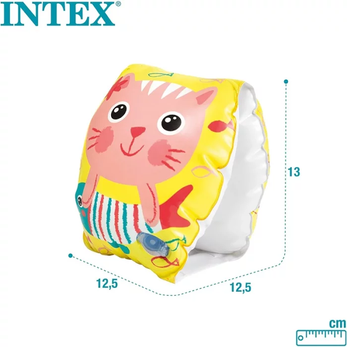 بازو بند بادی کودک اینتکس Intex مدل گربه کد 56665